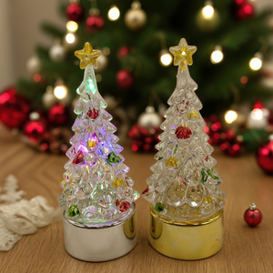 Plastic <b>Christmas</b> <b>Tree</b> <b>LED</b> Decorations Eco-Friendly Indoor Living Room Night <b>Lights</b> - Product Image 1