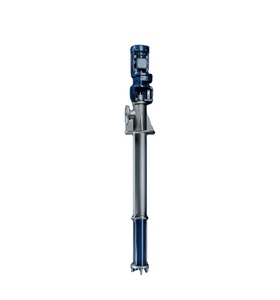 Pompe à vis SEEPEX série E, submersible verticale, OEM, pour le vidage des fluides des piscines de collecte et des conteneurs de type baril - Product Image 1