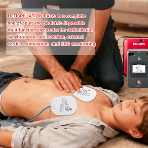 Elettrodi per Defibrillazione Compatibili con <span class=keywords><strong>Philips</strong></span>, Portatili, con Adesione Istantanea e Alta Conduttività - Product Image 2