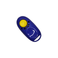 Cliqueur d'entraînement pour chien en plastique avec son clair et fort, sangle de poignet ergonomique, bouton durable pour l'obéissance des animaux de compagnie