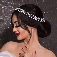 YouLaPan Ikat Rambut Fashion untuk Wanita, Hiasan Rambut Bunga Mutiara Sederhana, Hiasan Rambut Pengiring Pengantin, Aksesoris Rambut Pengantin untuk Pernikahan