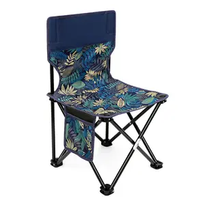 JOY Factory Portable Metal Folding Chair Modern Design Outdoor Camping Oxford Cloth Bench for Sketching Fishing Parks