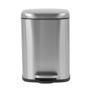 5L屋内ステンレス鋼金属ゴミ箱/ペダルゴミ箱付きトイレゴミ箱ホテルゴミ箱 - Product Image 2