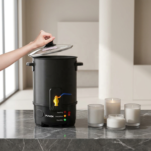 Calentador de <span class=keywords><strong>Cera</strong></span> Termostático de Acero Inoxidable de 10L para Salón de Belleza, Depilación, Fabricación de Velas, Calentador de <span class=keywords><strong>Cera</strong></span> de Parafina - Product Image 1