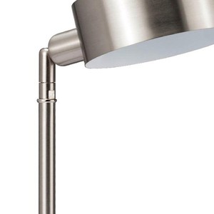 Lampada da tavolo a LED in metallo classico HMS 15 \ "lampada da comodino a batteria con paralume per uffici e studi - Product Image 6