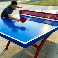 Table de tennis de table pliante professionnelle d'extérieur GUANWANG GW269 de taille standard avec roulettes amovibles