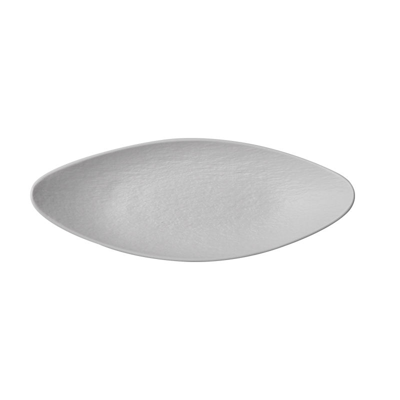 Assiette ovale blanche
