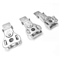 1Pcs तितली ताला कोर रोटरी Latches ड्रा स्टेनलेस स्टील ताला उड़ान मामले सामान