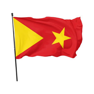 Bandiera della Tigrinya a Doppia Cucitura per Uso Esterno 3x5 Piedi con 2 Occhielli in Ottone con Motivo della Regione del Tigray - Product Image 3