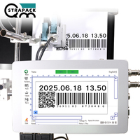Impresora de inyección de tinta automática de Internet de 12,7 MM y 10 pulgadas, impresora de etiquetas de solvente de secado rápido, logotipo de fecha, código QR, botella de plástico TIJ, tubo de Metal