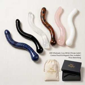 Dildo de Cuarzo Rosa Natural de 25 CM de Largo, Varita Yoni de Cuarzo Rosa para Mujeres, Varita para Tensar la Yoni, Pene de Cristal - Product Image 1