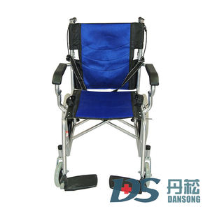 Kursi roda pembantu berjalan, kursi roda lipat portabel pasien penyandang cacat - Product Image 2