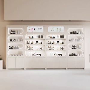 Arredamento Commerciale Verniciato su Misura-Vetrina Espositiva per Cosmetici e Cura della Pelle per Saloni di Bellezza e Negozi al Dettaglio - Product Image 2