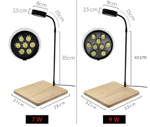 Aquariumverlichting Volledig spectrum LED Timer Automatisch aan/uit Hout Betta <span class=keywords><strong>Aquarium</strong></span> Binnenplantengroei Potplanten Succulent Miniatuur - Product Image 4