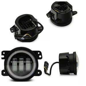 Luces antiniebla LED N2 duraderas de 60W, luces antiniebla blancas con <span class=keywords><strong>Halo</strong></span> ámbar y blanco, IP68, resistente al agua, para Jeep Wrangler JK <span class=keywords><strong>2007</strong></span>-2019 - Product Image 5