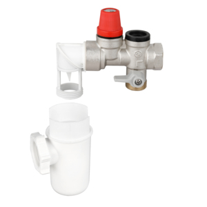 Vanne de sécurité hydraulique en laiton en gros avec entonnoir à siphon pour le contrôle de l'eau, applications à haute température - Product Image 1