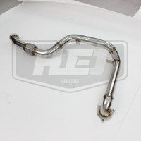 Pour Mercedes Benz CLA220 CLA250 W117 2.0T, échappement haute performance en acier inoxydable poli miroir 1,5 mm