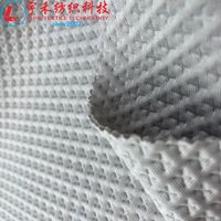 Tissu tricoté jacquard 100 % polyester écologique, léger, à mémoire de forme, séchage rapide, respirant, anti-boulochage, pour vêtements de sport