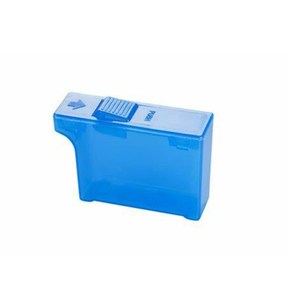 Removedor de Cuchillas de Bisturí Automático, de Plástico Amarillo y Azul, Fácil de Usar, Capacidad para 100 Cuchillas, Apagado Automático - Product Image 2