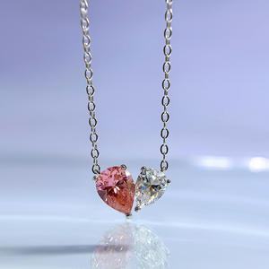 Collar <span class=keywords><strong>de</strong></span> Clavícula para Mujer, Estilo Europeo y Americano, Color Blanco, 6 * 8, con Cadena, Estilo Simple, Novedad <span class=keywords><strong>de</strong></span> 2023 - Product Image 4