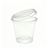 Emballages personnalisés jetables, recyclables, transparents, en plastique PET, pour biscuits, gâteaux, pain, salades, tiramisu, boîtes en plastique pour aliments