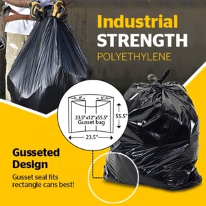 Bolsa de Basura de Plástico PE de Alta Resistencia con Refuerzo Lateral, Impresión en Huecograbado, Duradera para la Eliminación de Residuos - Product Image 3