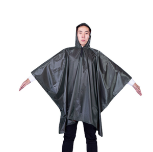 DFR904 - Poncho Impermeable Personalizado para Acampar, Viajar y Cazar al Aire Libre, Color Negro, Verde, Azul Marino, Camuflaje, Colchón para Tienda de Campaña - Product Image 2