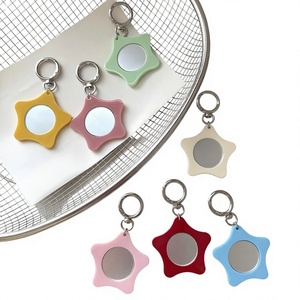 Porte-clés mignon en forme d'étoile, pendentif en résine acrylique, breloque portable pour téléphone ou sac, idéal pour cadeau ou fête, COLOR - Product Image 3