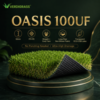 Gazon artificiel Verdigrass durable de 50 mm, vert, souple, écologique, pour la décoration de chemins, bordures de jardin, aspect réaliste, pelouse