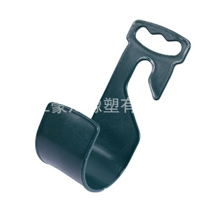 <b>Plastic</b> Wall Mounted <b>Hook</b> For Garage Cleaning Supplies Single Tier Rectangle Shape Removable - Product Image 4
