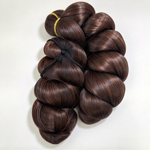 <span class=keywords><strong>Bendu</strong></span> Synthetische Französische Locken Haarbündel 150g Einfarbige Synthetische Haarverlängerung zum Haarwechsel - Product Image 1