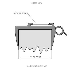 <span class=keywords><strong>Joint</strong></span> d'étanchéité pour fenêtre de caravane et <span class=keywords><strong>camping</strong></span>-<span class=keywords><strong>car</strong></span>, panneau de 36-40 mm, <span class=keywords><strong>joint</strong></span> de porte de caravane à bulbe de 10 mm - Product Image 4