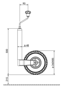 <span class=keywords><strong>Rueda</strong></span> Industrial con Altura Ajustable: <span class=keywords><strong>Rueda</strong></span> <span class=keywords><strong>Auxiliar</strong></span> para Levantar y Mover - Product Image 6