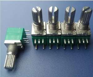 RV097 carbono filme único <span class=keywords><strong>5</strong></span> pinos B10k potenciômetro ajustável com interruptor - Product Image 4