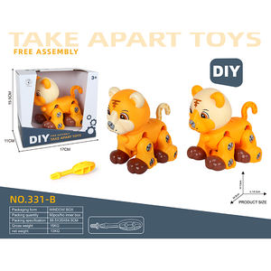 Animal Kingdom Jouet bloc de construction personnalisable Jouet modèle en plastique assemblé pour le marché sud-américain Options d'emballage de couleur - Product Image 4