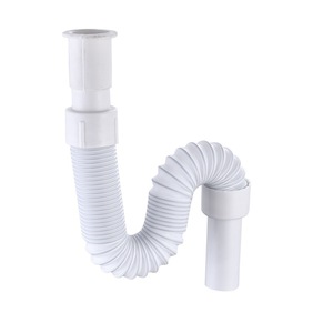 Bathroom Sink Drain Pipe 84.5mm Outer Diameter Curved Compression Fit Easy Installation Accessory - Product Image 4
