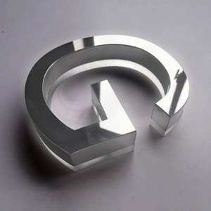 Nhà máy tùy chỉnh thép không gỉ kết thúc gương chiếu sáng dấu hiệu LED bcklit Thư 3D dấu hiệu cho doanh nghiệp - Product Image 1