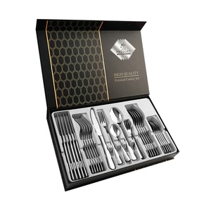 Ensemble de couverts de luxe en acier inoxydable, Offre Spéciale, 30 pièces, couteau, fourchette, cuillère, cadeau - Product Image 4