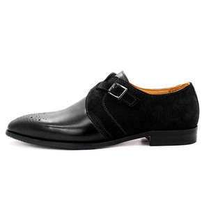 Zapatos Oxford de Diseño de Lujo 2026, Talla Grande, Personalizados al por Mayor, Zapatos de Vestir Formales de Cuero para Hombre, Estilo Casual con Cierre a Presión - Product Image 1