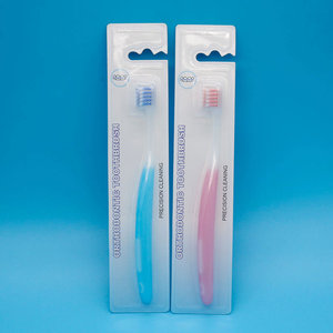 Orthodontic <b>Toothbrush</b> Soft Bristled Small <b>Head</b> For Braces Precision Cleaning Adult Use - Product Image 3