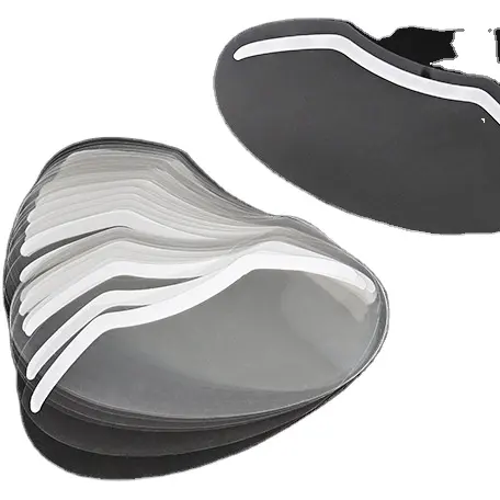 glossy transparent icon motorcycle helmets face shield visor plastic panel Certified