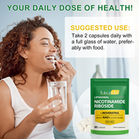 Hatmanlabs 900 MG NAD + Capsules de resvératrol Suppléments liposomiques anti-âge de marque privée avec nicotinamide riboside