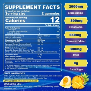 Şekersiz Glukozamin Kondroitin <span class=keywords><strong>MSM</strong></span> Sakızları Zerdeçallı Eklem Sakızları - Product Image 4