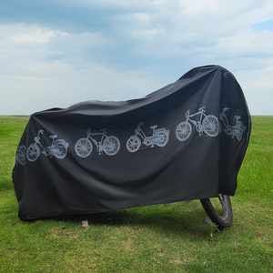 Housse de vélo universelle – pour vélo, vélo électrique, VTT, moto – imperméable, anti-poussière, anti-soleil, résistante à l'eau – Gris - Product Image 6