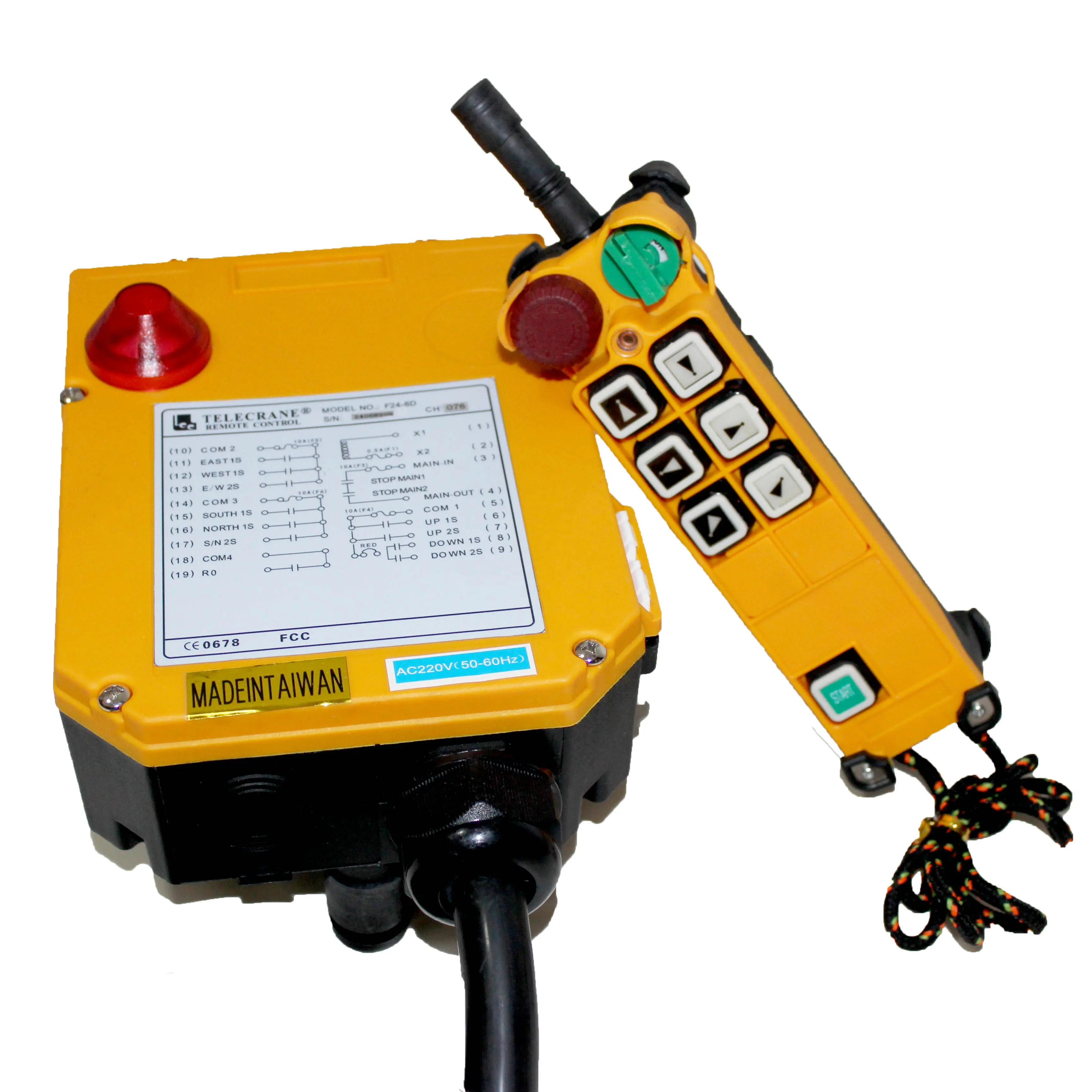 KCRANE télécommande Radio sans fil rf F24-6D contrôle industriel