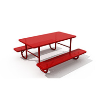 Banc de parc extérieur Table de pique-nique Banc de terrain de jeu extérieur Mobilier de jardin Table à manger Patio Table de café