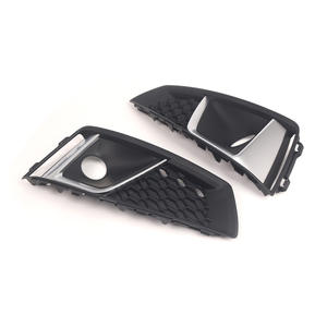 Marcos de luces antiniebla para Audi A4 A4L Sport Edition, paneles de embellecedores de rejilla inferior, 2018-2020, ABS, de clip. - Product Image 1