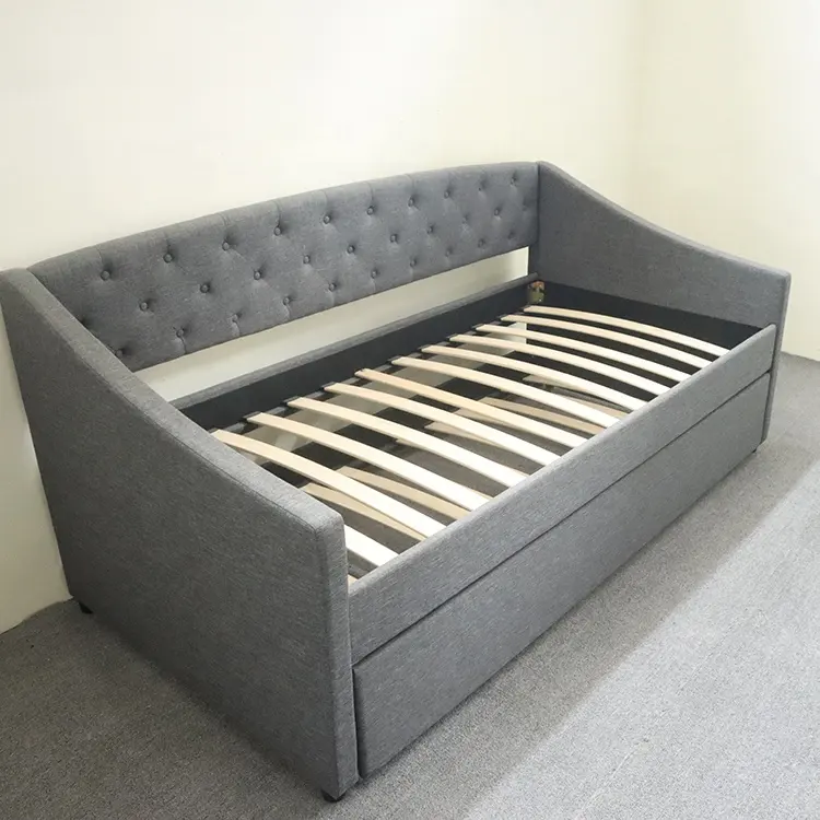 Lqd Chinese Fabrikant Sofa Stapelbed Daybed Frame Hout Daybed