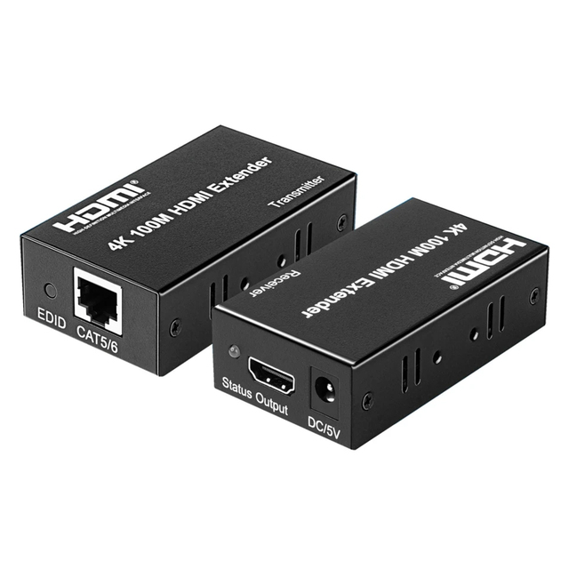 Xput 4K 100M HD-MI Extender Network Cable RJ45 for Video Transmission