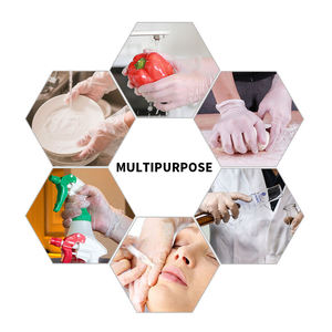 <span class=keywords><strong>Gants</strong></span> d'examen médicaux en vinyle sans latex <span class=keywords><strong>pour</strong></span> infirmières, boîte de 100 pièces, 3,5 mil, sans poudre, blancs, jetables, en PVC, <span class=keywords><strong>pour</strong></span> usage dentaire - Product Image 6
